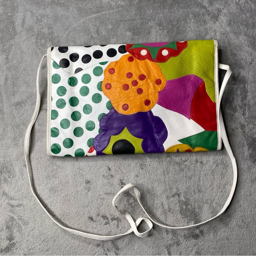 Rarecarlos Falchi Leather Patchwork Crossbody Mix… - image 6